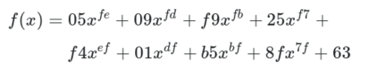 diagram showing S-Box equation